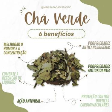 Imagem de Chá verde nacional banchá pacote 500 gramas - MINAS ATACADISTA
