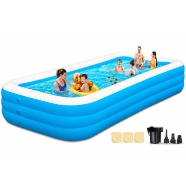 Imagem de Piscina Inflável Longten 420x193x56 cm em PVC