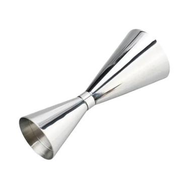 Imagem de Copo Medidor De Aço Inoxidável 30 45 60 90ml, Jigger Para Coquetéis, C