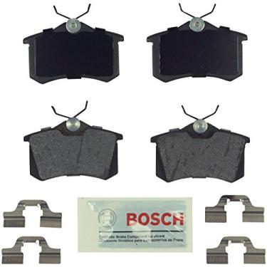 Imagem de BOSCH BE340H Conjunto de pastilhas de freio a disco semimetálico azul com hardware - compatível com Audi A4, A6, A8, S4, S6, S8, TT; Volkswagen Beetle, Cabrio, Corrado, Eos, Golf, Jetta, Passat +
