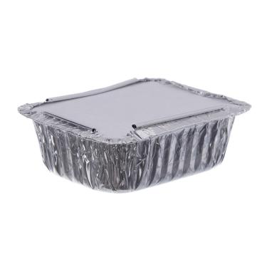 Imagem de Embalagem de Alumínio Retangular Capacidade de 200ml com 100 Unidades Hmvm