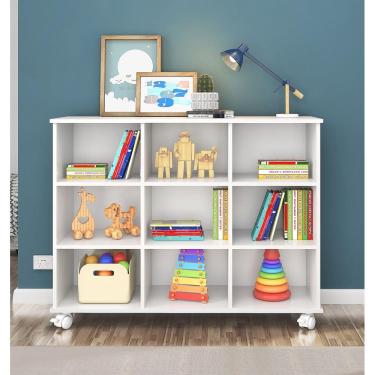 Imagem de Nicho Organizador 108 x 83 cms com Rodízios Qmovi Branco