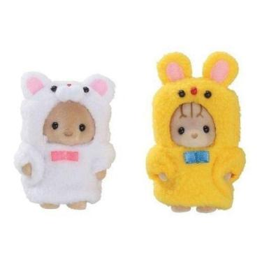 Imagem de sylvanian families adoraveis fantasias gatinho e filhotinho