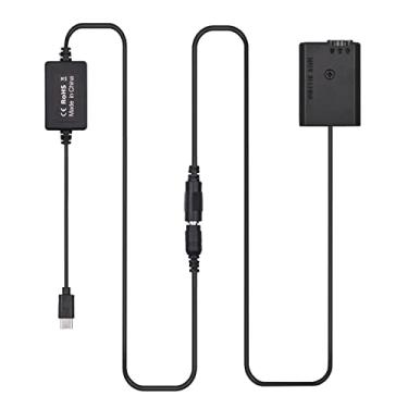 Imagem de Yuwao Cabo Usb Tipo C Pd Para Substituição Do Acoplador Dc Da Bateria Fictícia Np-Fw50 Para Sony A7S2 A7S A7 Ii R Rii A7M2 A6000 A6300 A6500 A7000