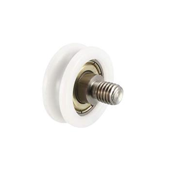 Imagem de 4 pcs Metal V Groove Guia Rolamento Roxo Roda De Bola Branco 2.5mm M8