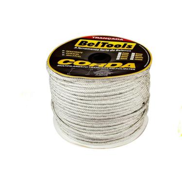Imagem de Corda Seda Branca Carretel 10mm 165 metros Beltools