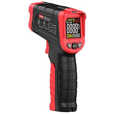 Imagem de Tingpai Termômetro inf vermelho inf vermelho sem contato Testador de tempe tu portátil 12: 1 pirômetro Display LCD colorido com luz de fundo centíg da Fahrenheit -50 ～ 880 ℃ (-58 ～ 1616 ℉)