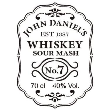 Imagem de Stencil de Acetato para Pintura OPA 20 x 25 cm - 2085 Whiskey