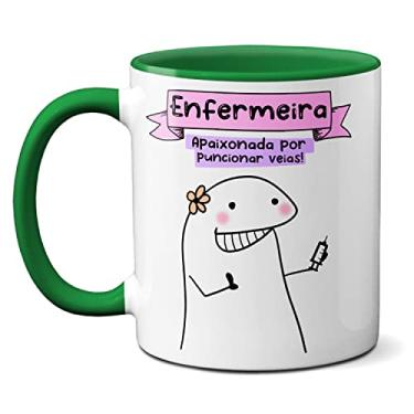 Imagem de Caneca Enfermeira Apaixonada Por Puncionar Veias! Presente (Verde)