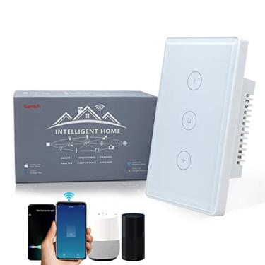 Imagem de Gantch Interruptor Dimmer Inteligente, Precisa De Fio Neutro, Interruptor De Luz Regulável Zigbee De 2,4 Ghz Funciona Com Luzes LED Alexa E Google Home Lâmpadas Incandescentes Placa De Parede Incluída