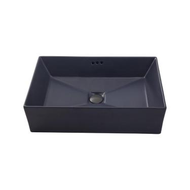Imagem de Cuba De Apoio Para Banheiro Retangular Slim Louça Cerâmica 60 cm Lolita Pingoo.casa - C...