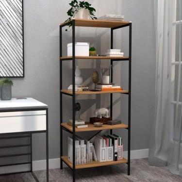 Imagem de Armario Multiuso Industrial Mineta com 5 Prateleiras Preto