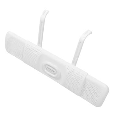 Imagem de Veemoon Para-brisa Do Ar Condicionado Defletor De Guia De Vento Teto Defletor De Ventilação Escudo Defletor De Ar Condicionado Plástico Saída De Ar Infantil Branco Escudo Meteorológico