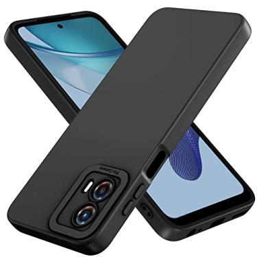 Imagem de Capa para Moto G 5G 2023: Capa protetora de silicone líquido, capa protetora de grau Motorola G 5G, capas de telefone de proteção resistente para g 5G (Preto)
