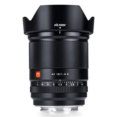 Imagem de VILTROX Lente ultra grande angular de 13 mm F1.4 f/1.4 E STM com foco automático APS-C lente Prime de grande abertura compatível com câmeras Sony E-Mount A7III A7RⅡ A7Ⅱ A7S A7R A7 A9 A9II A6600 A6500 A6400 A6300 A6000