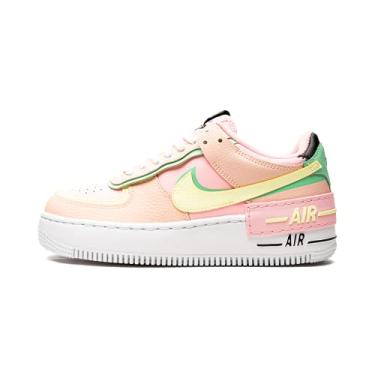 Imagem de Nike Air Force 1 Shadow Arctic Punch Barley Volt Feminino CU8591-601, Furador Ártico/Quase Volt/Tom Crimson/Brilho Verde, 6.5