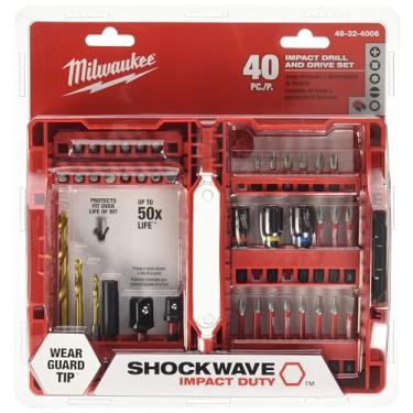 Imagem de Milwaukee Kit Bit Shockwave C/ 40 Pçs - 48-32-4006
