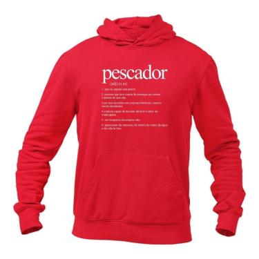 Imagem de Blusa Masculina Frio de Moletom Humor Pescador-Masculino