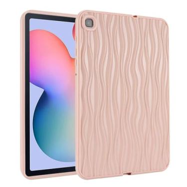 Imagem de Capa de tablet de luxo para Samsung Galaxy TAB A8 A7 S6 Lite resistente a quedas T220 T225 X200 P610 P615 silicone macio (rosa, para Tab A7 LITE)