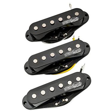 Imagem de Wilkinson Vintage 60's Staggered Alnico 5 Captadores Single Coil Set para Guitarra estilo ST, Preto