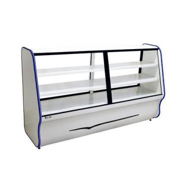 Imagem de Balcão Vitrine Expositor 1,60m Toop BVT 160 Ormifrio, 1,60m, Azul