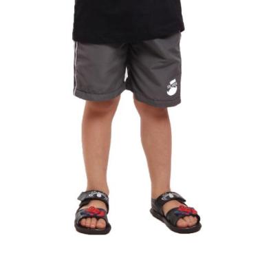 Imagem de Bermuda Tactel Ox Silver Estilo Short, Menino, 10, Cinza