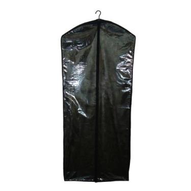 Imagem de Kit 2 Capa Vestido com Zíper 1,05 Para Ternos e Roupas Frente Pvc Cris