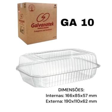 Imagem de Embalagem doce ga10 m c/ 50 un lanche natural salgado - GALVANOTEK