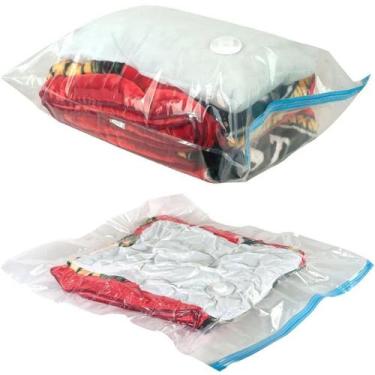 Imagem de Saco para Guardar Roupas à Vácuo Tamanho P 50x60cm - Bene Casa