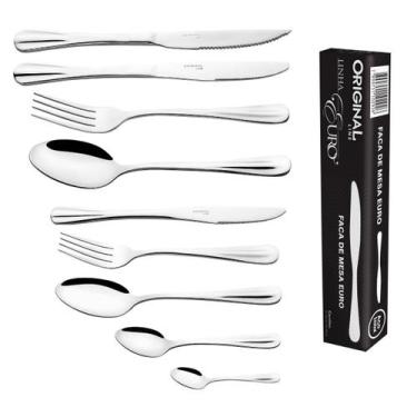 Imagem de Garfo E Faca Inox 108pçs- Bar, Restaurante,  Talheres - Original Line