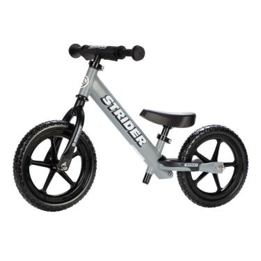 Imagem de Balance Bike Strider Sport 12" cinza fosco para crianças de 1 a 4 anos