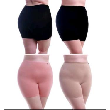 Imagem de Kit 2 shorts Plus size, anagua,segunda pele,anti assadura - MDJ, 50(so