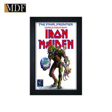 Imagem de Quadro Decorativo Moldura Pintada Gel Iron Maiden The Final Frontier 3