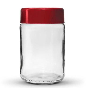 Imagem de 20 Potes Vidro Az350 Azeitona 550ml Com Tampa Plástica - Tykhê, Vermel