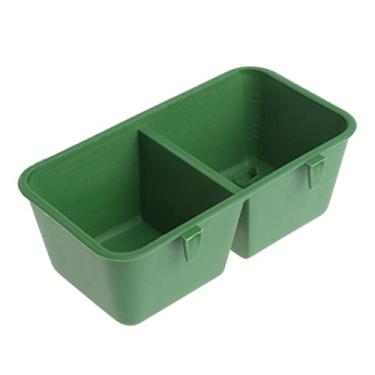 Imagem de Wontee — Tigela para pendurar de plástico para mamadeira, papagaio, periquito, periquito, gaiola (9 cm – 5 cm)