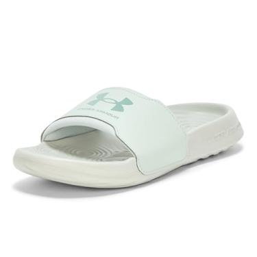 Imagem de Under Armour Sandália feminina Ignite Select Slide, (377) Verde hidro/verde hidro/verde sílica, 41