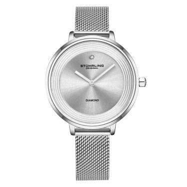 Imagem de Relógio Feminino Stuhrling Sinfonia 3946 Quartzo 37mm, Prata