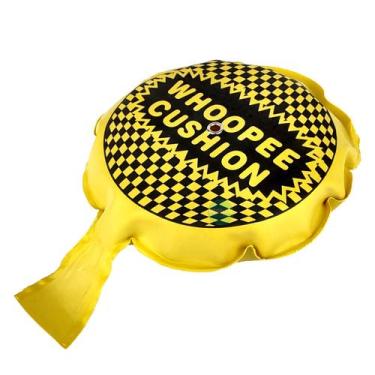 Imagem de Almofada Do Pum Peido Pegadinha Tv Kwai Instagram - S. Toys, Amarelo