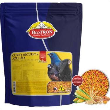 Imagem de Ração Extrusada Curió, Bicudo E Azulão 500g Biotron Alimento Para Aves