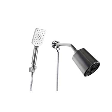 Imagem de Ducha Chuveiro de ABS com Desviador e Chuveirinho de Mão