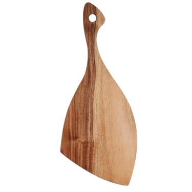Imagem de WOODLERY Série de tábuas de corte, tábuas de corte de madeira de acácia, tábua de charcutaria, tábua de madeira orgânica, ideal para cortar carne, frutas, queijo 40,6 cm x 17 cm