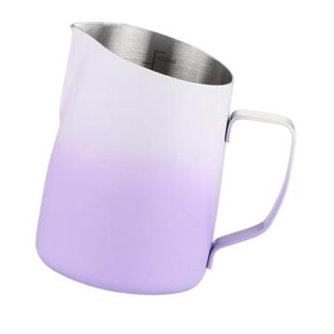 Imagem de WeiLaiKeQi Leite arremessador jarro expresso leite copo de arte baristas ferramenta latte ferramenta de arte leite copo de espuma para chocolate quente em casa