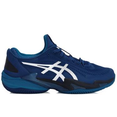 Imagem de Tênis Asics Court FF 3 Novak - Clay - Azul e Prata