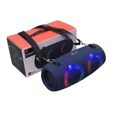 Imagem de Alto-Falante Bluetooth Portátil Personalizado para Uso Externo: Som Potente, Bateria de Longa Duração e Design Compacto (AZUL)