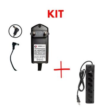 Imagem de Kit Fonte Pedal Mooer Truck Cpt1 + Filtro De Linha 6 Tomadas - GOESMAR