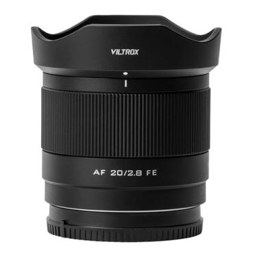 Imagem de VILTROX Lente de câmera F2.8 FE de 20 mm F2.8 lente AF grande-angular moldura completa com grande abertura f/2.8 para câmera Sony E-Mount a7CR a7C a7CII a6700 ZV-E100 a6400 a6600 a7III a7IV