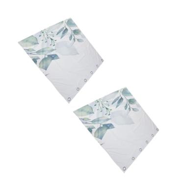 Imagem de Cortinas de Blackout Estampadas de Estilo Escandinavo Estampado, Tecido de Poliéster Macio Protegido por UV, 52x54 Polegadas Com Ilhós, para Varanda, Quarto