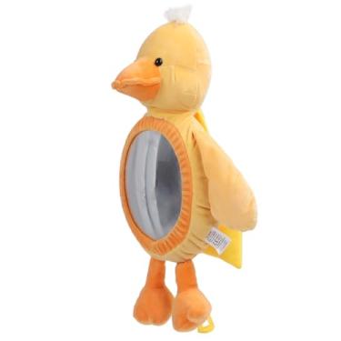 Imagem de Espelho de segurança para carro de bebê, desenho animado adorável portátil de alta definição, transparente para a vida diária (tipo 1)