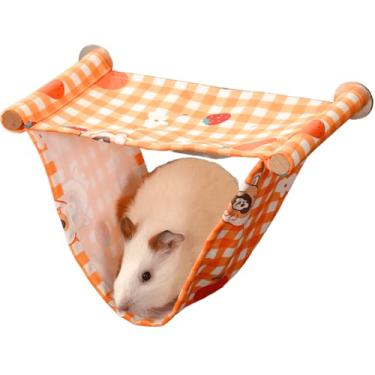 Imagem de Porquinho-da-índia Cama Hamster Cama de Verão Casa Esconderijo de Rato Cabana Caverna Cabana de Pássaro Pendurado Pequenas Gaiola de Ninho de Animal de Estimação Brinquedo para Chinchila Ouriço Ferret
