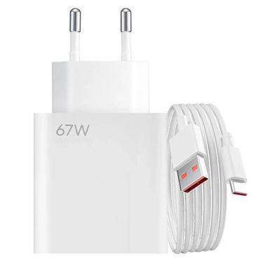 Imagem de Carregador Turbo 67w Tipo-c Compativel Com Xiaomi Poco C40 C51 C55 C50